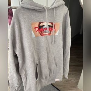 Grey Diamond supply hoodie